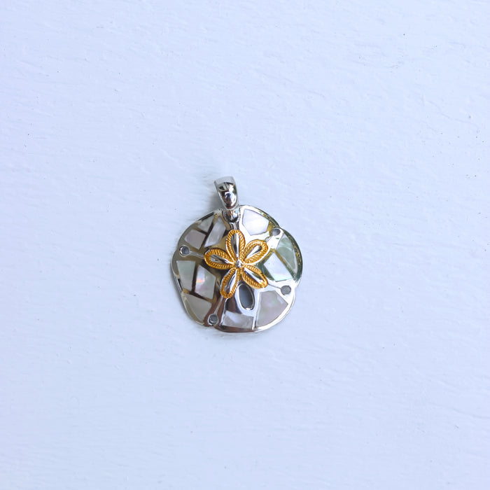 MOP Sanddollar Pendant