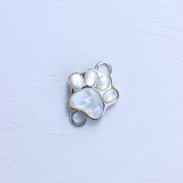 Mother of Pearl Dog Paw Topper