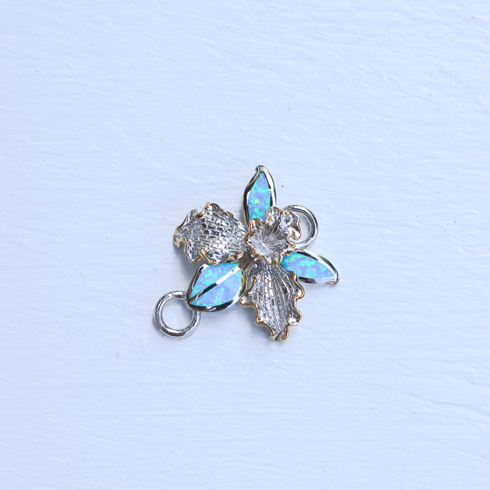 Opal Inlay Orchid Topper