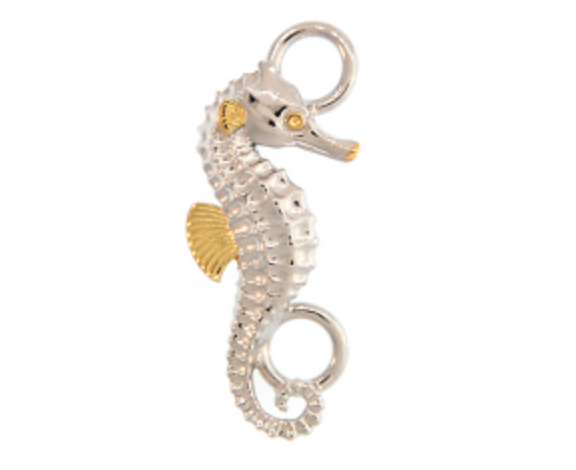 Sterling Silver Seahorse Topper